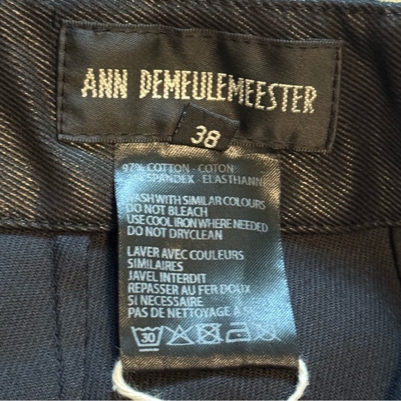 NWT Ann Demeulemeester Rare Hook and Eye Closure Pants in Black - Size Medium - Picture 5 of 7